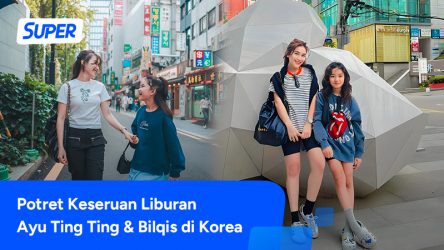 Potret Foto Ayu Ting Ting Dan Bilqis Liburan Di Korea Mirip Kakak Adik