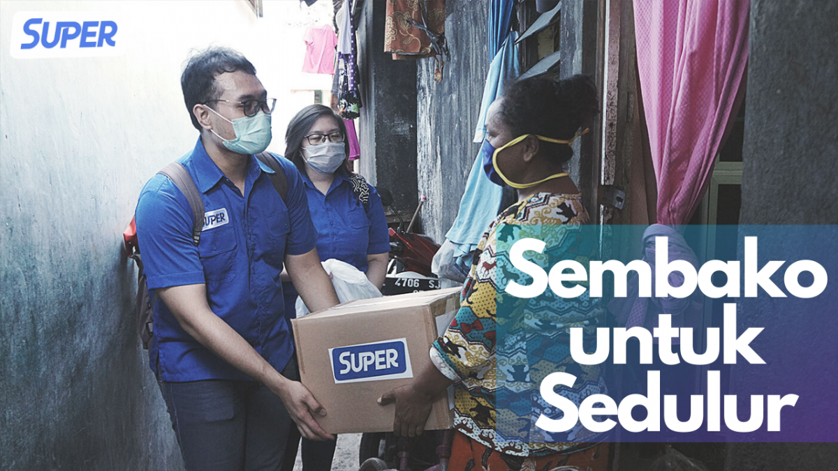 Sembako Untuk Sedulur: Gerakan Donasi dari Aplikasi Super Untuk Mereka yang Membutuhkan