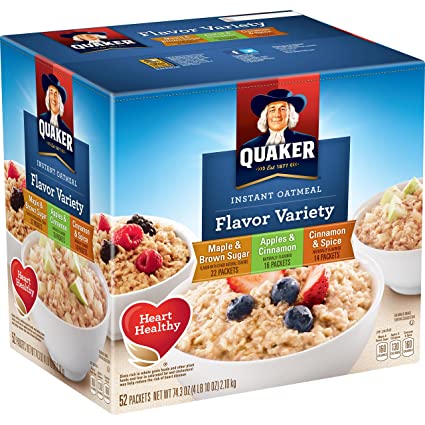 10. Quaker Instant Oatmeal (550 gram)