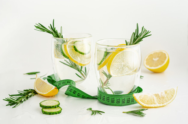 5. Lemon Rosemary Infused Water