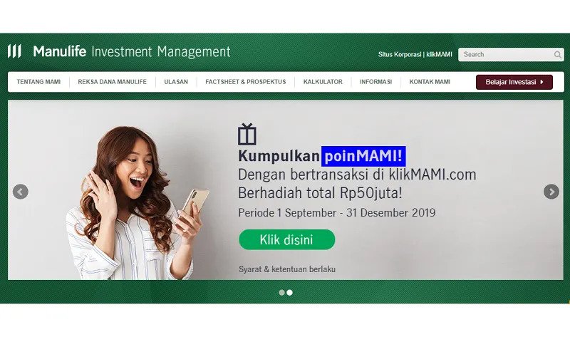 5. PT Manulife Aset Manajemen Indonesia (MAMI)