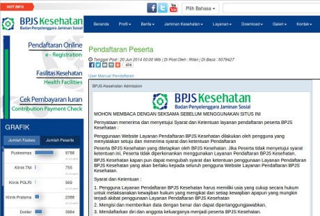 2. Daftar BPJS Secara Online