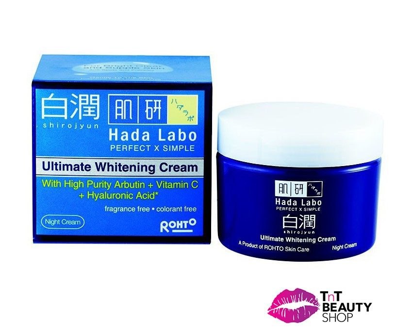 4. Rohto Hada Labo Shirojyun Ultimate Whitening Cream