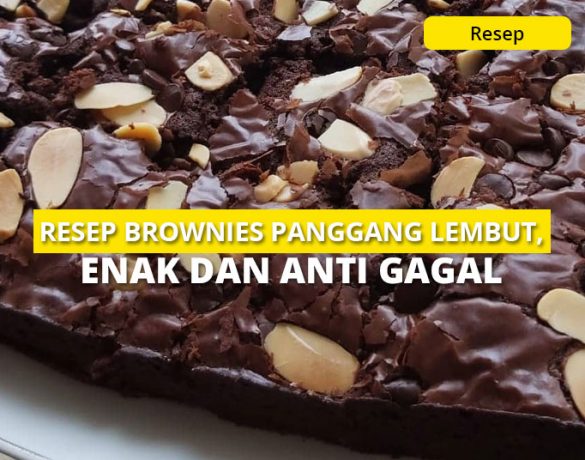 10 Resep Brownies Panggang Lembut, Enak Dan Anti Gagal