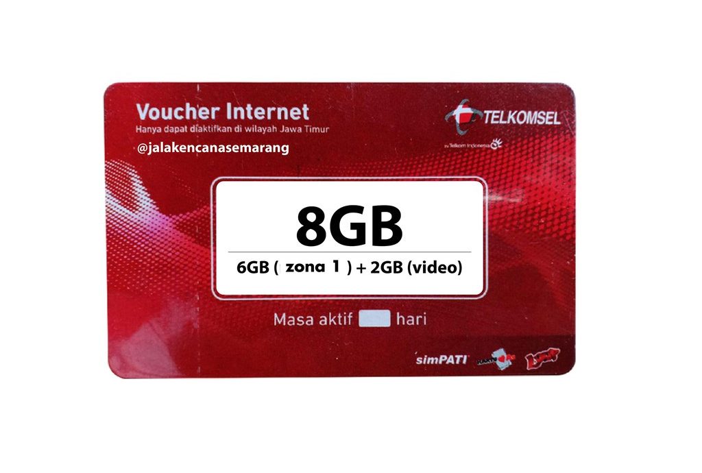 1. Paket Internet Telkomsel 4G 8GB
