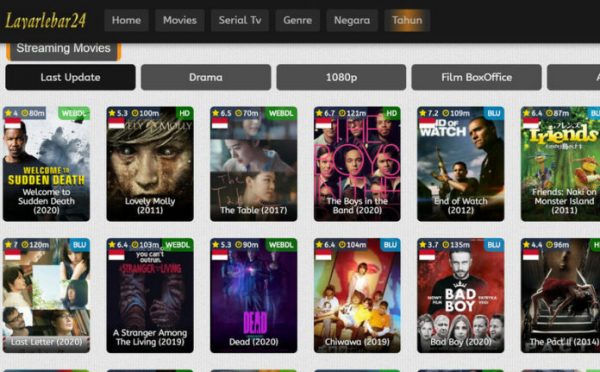 20+ Situs Streaming Movie Online Film Terbaru Legal & Gratis!