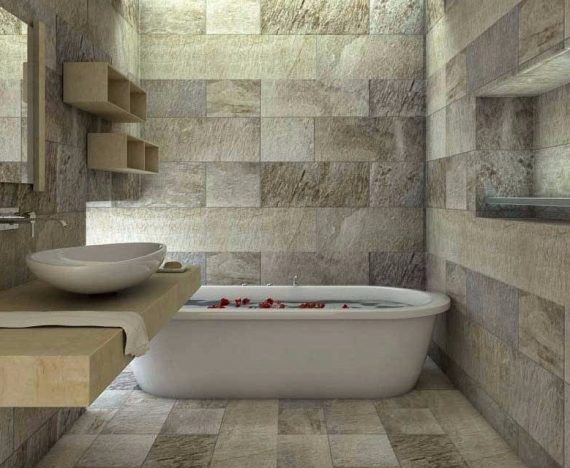 keramik kamar mandi elegan Granit