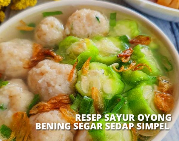 Resep Sayur Oyong Yang Bergizi Enak Dan Mudah Di Buat