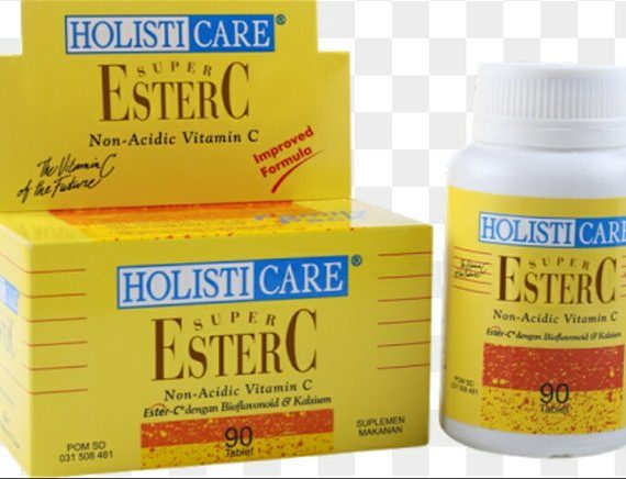 1. Vitamin daya tahan tubuh Holisticare Ester C Non-Acidic Vitamin C