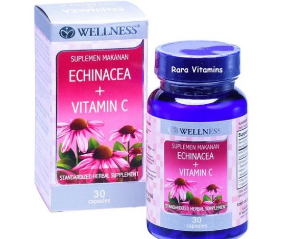 7. Vitamin daya tahan tubuh WELLNESS Echinacea + Vit C