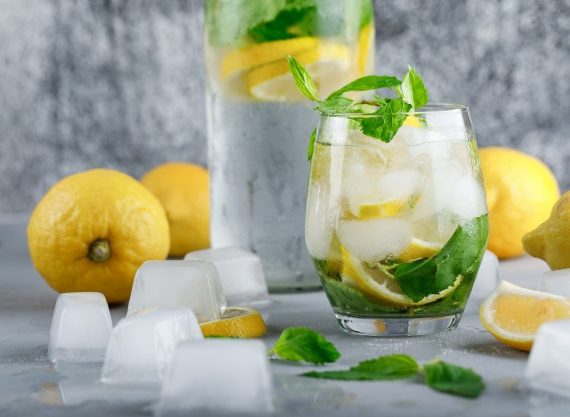 2. infused water timun