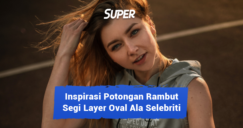 model rambut segi layer oval