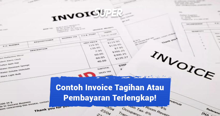 Contoh invoice tagihan
