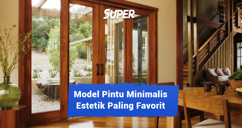 model pintu minimalis elegan