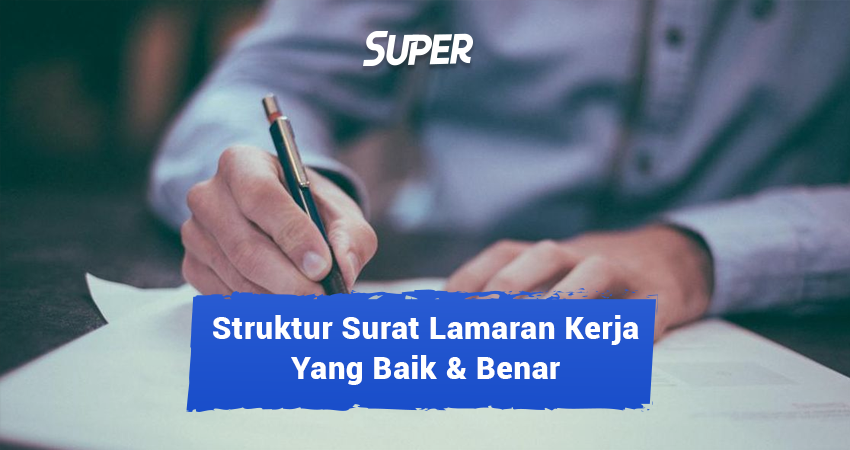 struktur surat lamaran kerja
