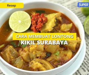 Cara Membuat Lontong Kikil Surabaya