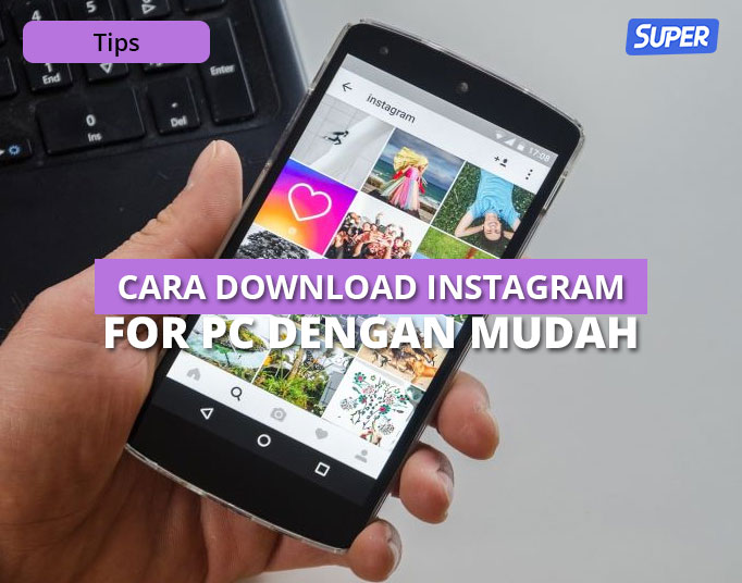 Cara download instagram PC