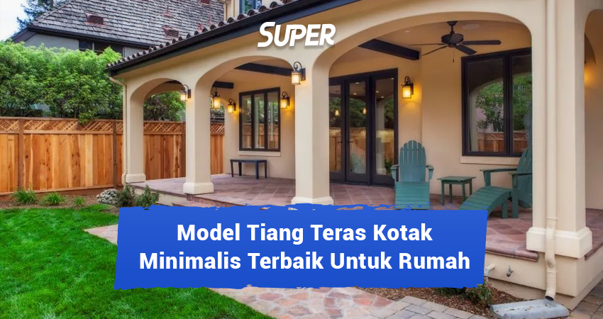 model tiang teras kotak