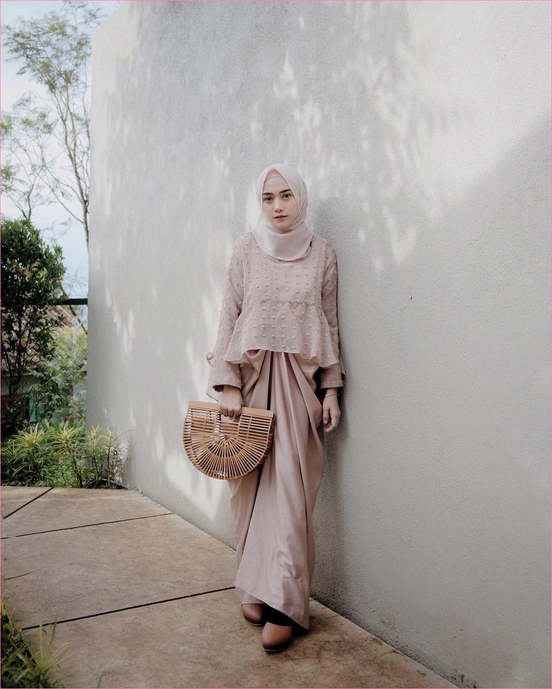 Organza hijab style ootd