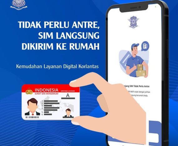 Perpanjang SIM online via website