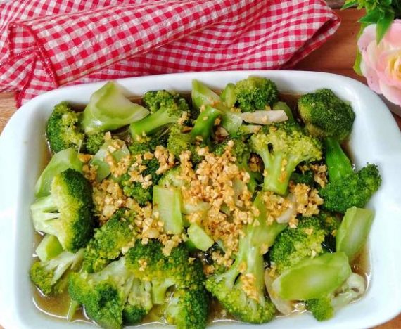 tumis brokoli bawang putih