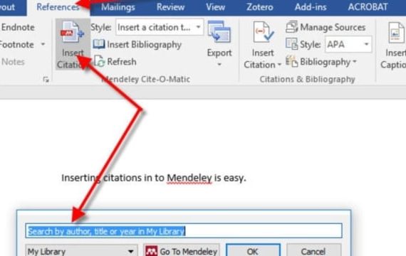 Cara Menggunakan Mendeley Di Word Untuk Daftar Pustaka