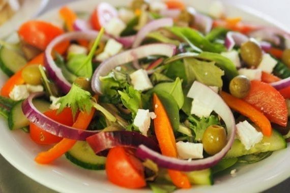 virgin olive oil salad