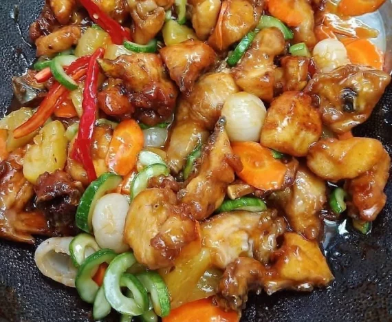 Resep ayam asam manis Chinese food