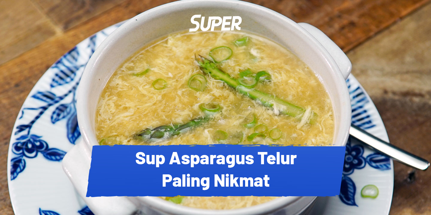 Sup asparagus telur