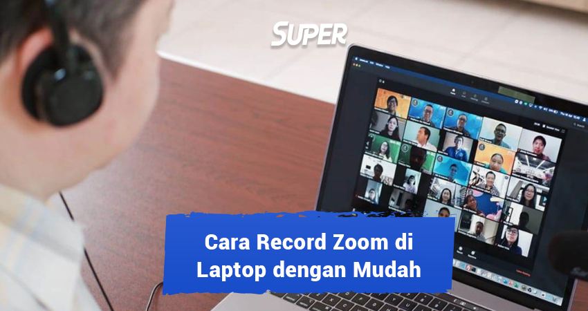 cara record zoom di laptop