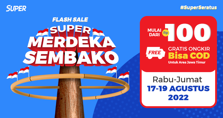 Flash Sale Super Merdeka Sembako