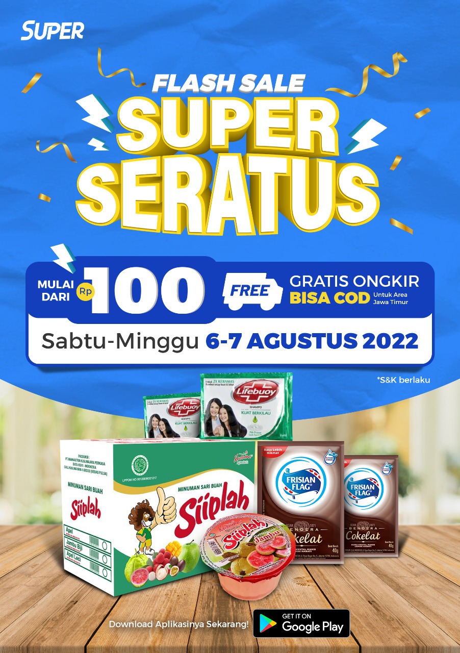 Flash Sale Super Seratus