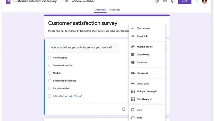 cara buat ttd di Google Form