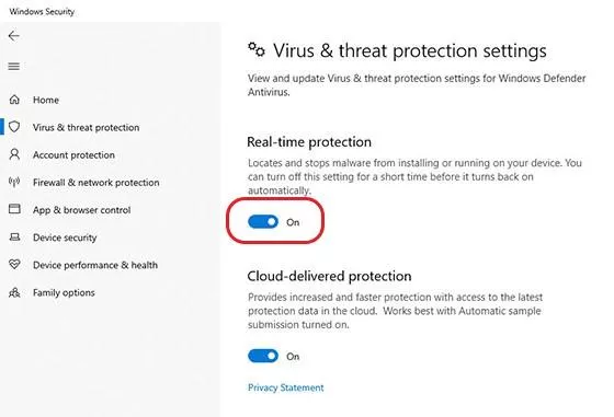 Cara mematikan windows defender