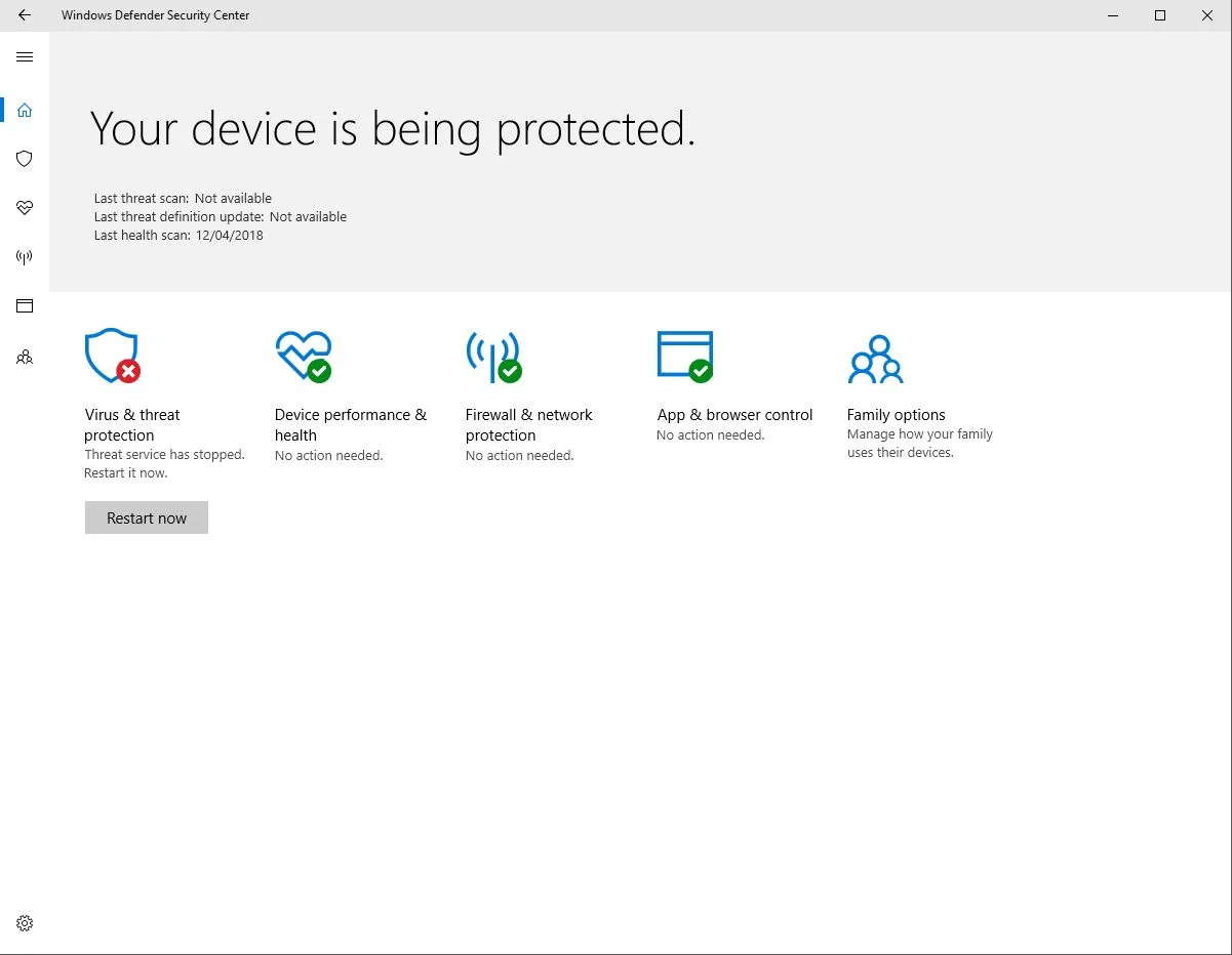 Cara mematikan windows defender