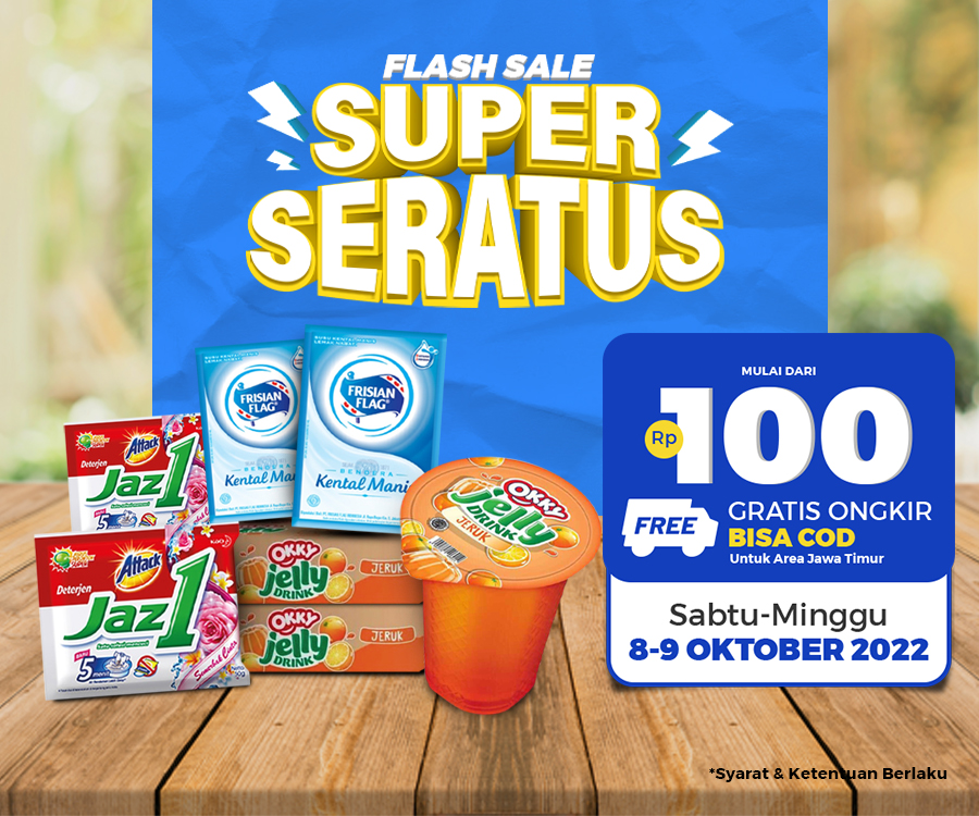 Flash Sale Super 100 Oktober