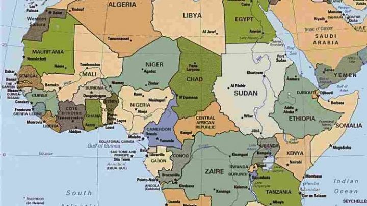 contoh negara di kawasan benua afrika