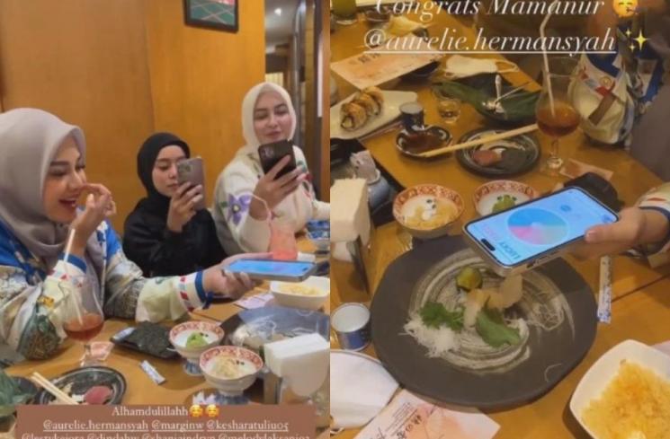aurel menang arisan