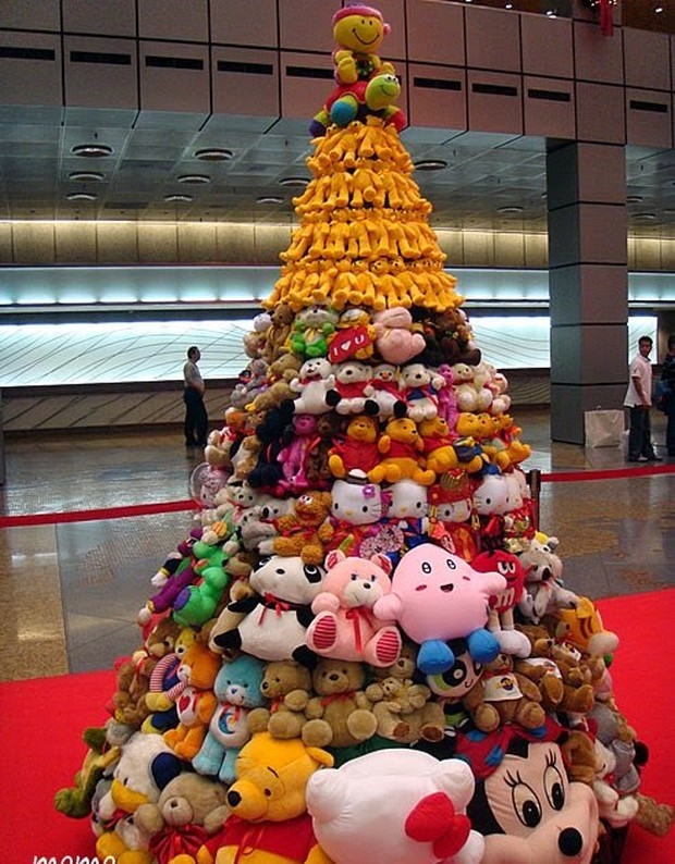 pohon natal kreatif