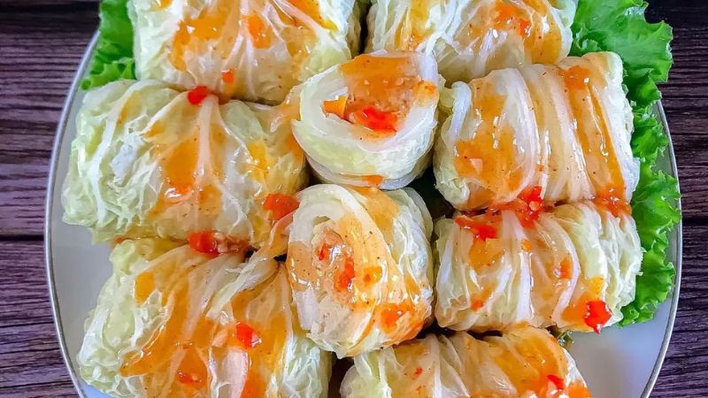 Resep Sawi Putih Gulung Isi Tahu Menu Camilan Yang Sehat