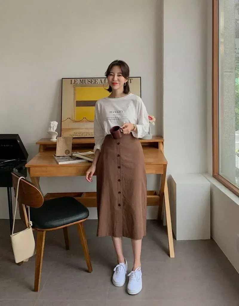outfit korean style casual