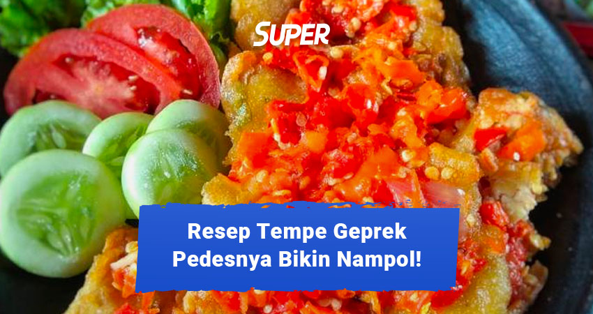 resep tempe geprek