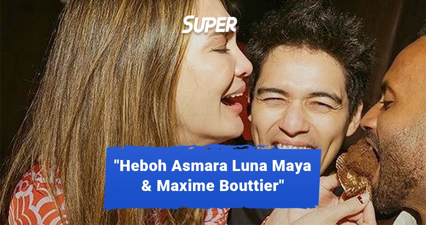 Luna Maya dan Maxime Bouttier