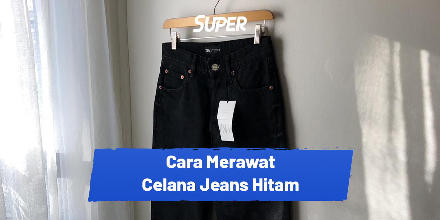 Cara merawat celana jeans hitam