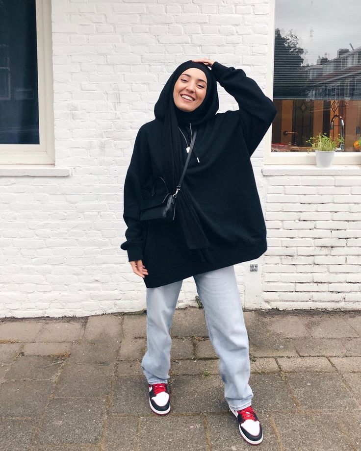ootd style hoodie hijab