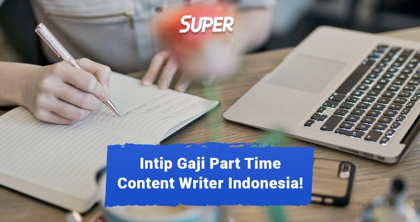 gaji part time content writer