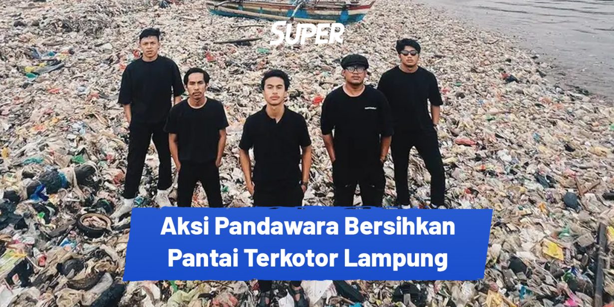 Pandawara Group Dan Warga Sukses Bersihkan Pantai Sukaraja