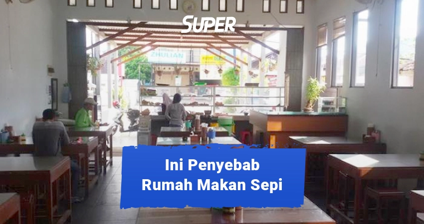rumah makan sepi