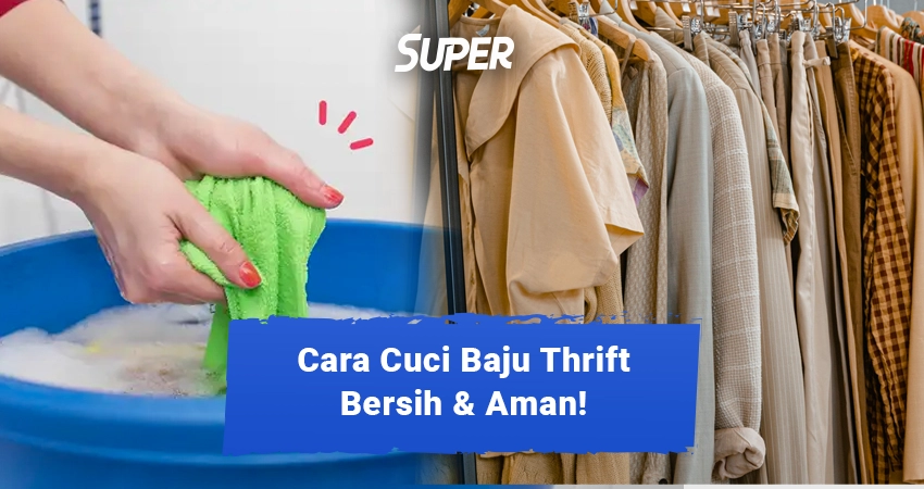 mencuci baju thrift