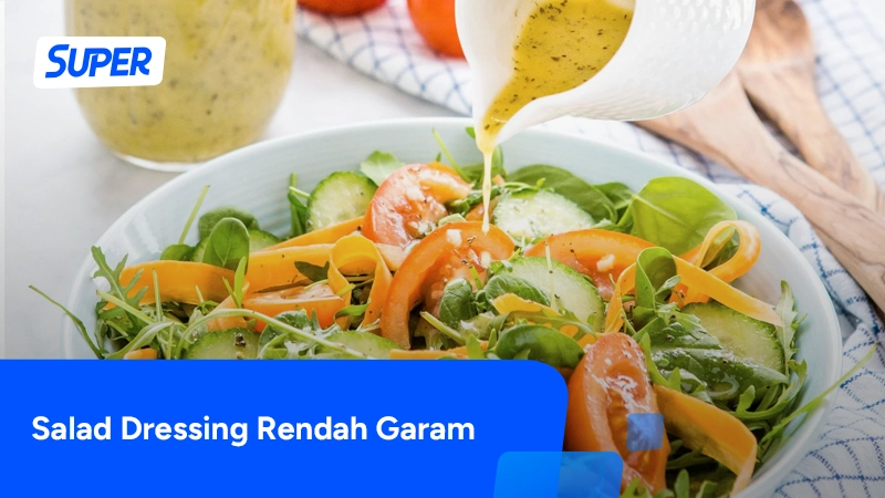 salad dressing rendah garam